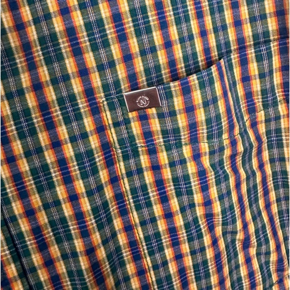 Nautica Men’s Button Down Long Sleeve Plaid Shirt Size XL - Picture 2 of 4